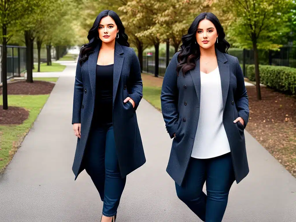 Ideias Blazers e casacos plus size para diferentes ocasioes 4