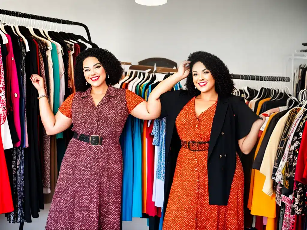 Ideias Brechos e roupas vintage para o publico plus size 4