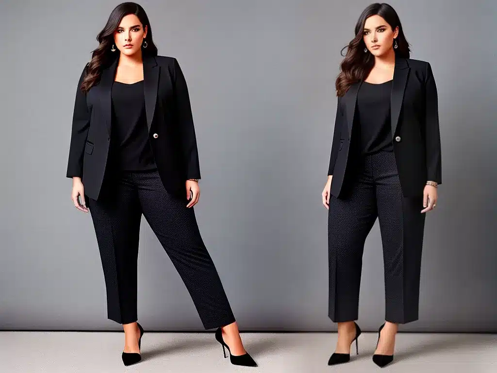 Ideias Plus size e alfaiataria como combinar as duas tendencias 4
