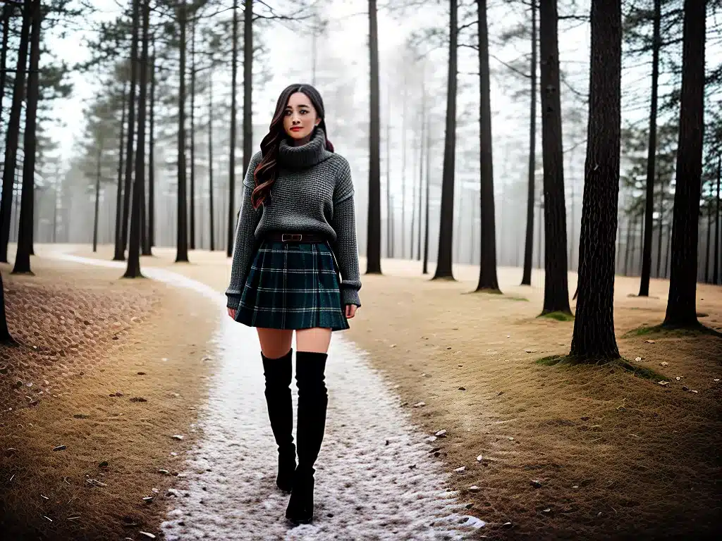 Ideias Saias e botas a combinacao perfeita para o inverno 4 Ideias Saias e botas a combinacao perfeita para o inverno 4
