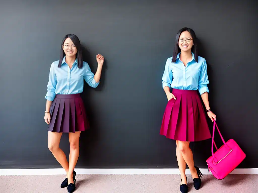 Ideias a importancia das saias no guarda roupa das professoras 2