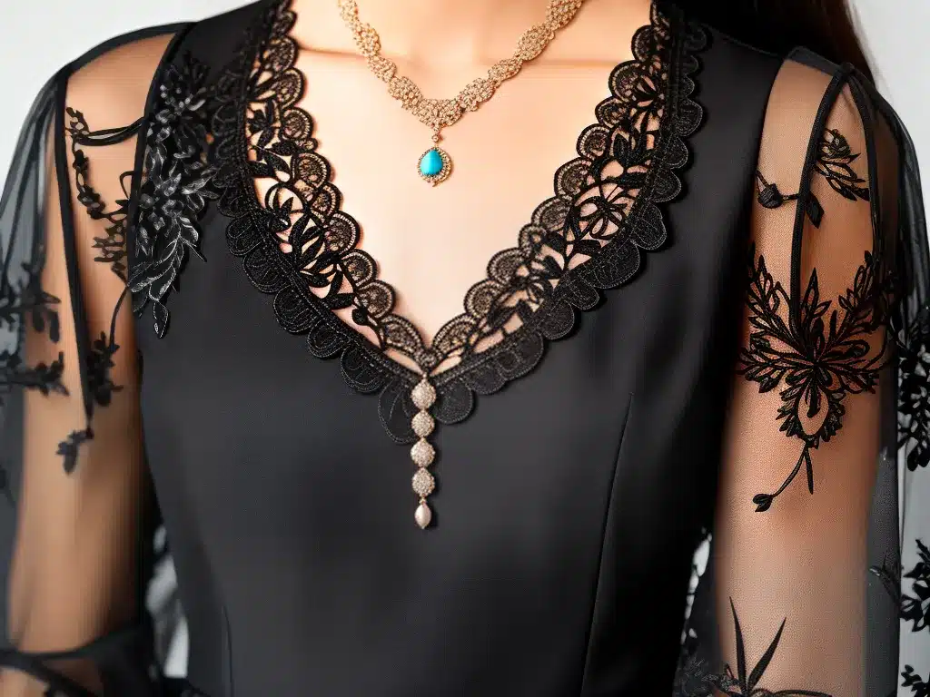 Ideias como criar um look com pecas em renda 1