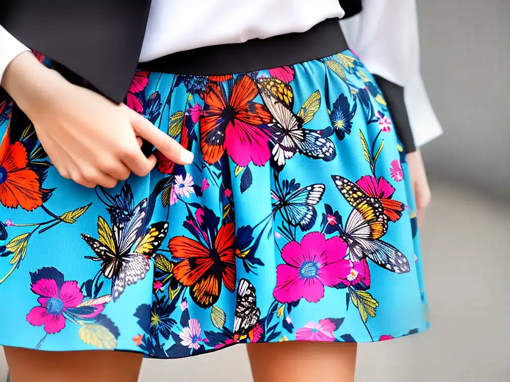 Ideias dicas estilo saias estampas insetos 2