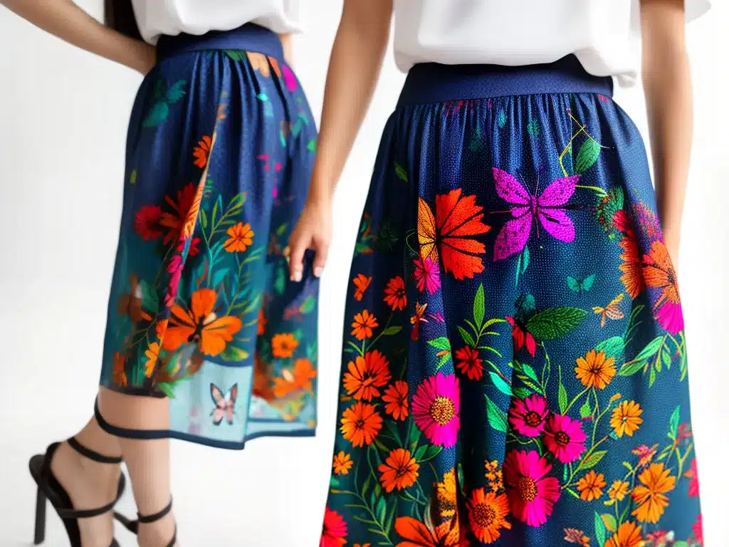 Ideias dicas estilo saias estampas insetos 3