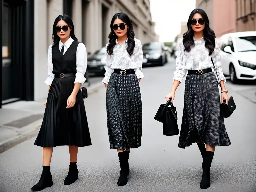 Ideias dicas estilo saias estampas xadrez 3