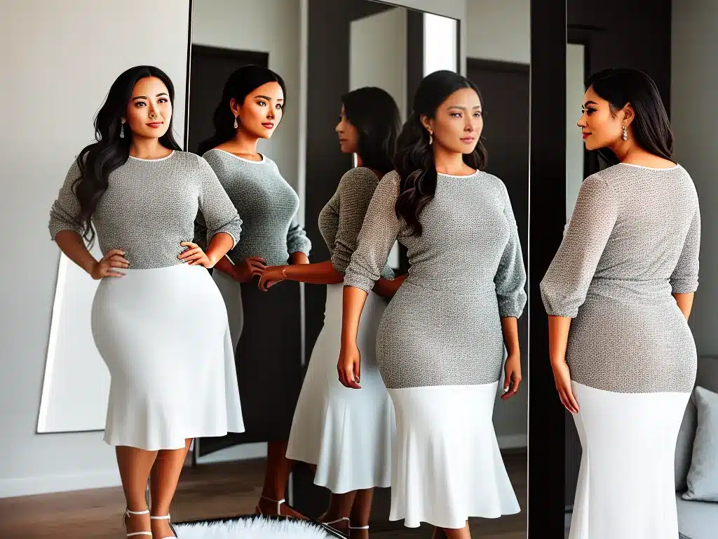 Ideias escolher tamanho roupas plus size