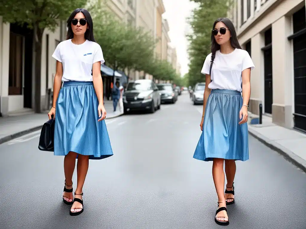 Ideias historia saias chambray como usar 2 1 Ideias historia saias chambray como usar 2 1