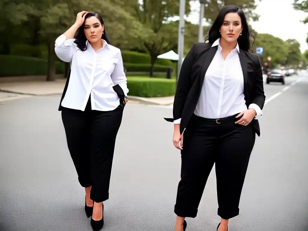Ideias looks plus size atemporais 2