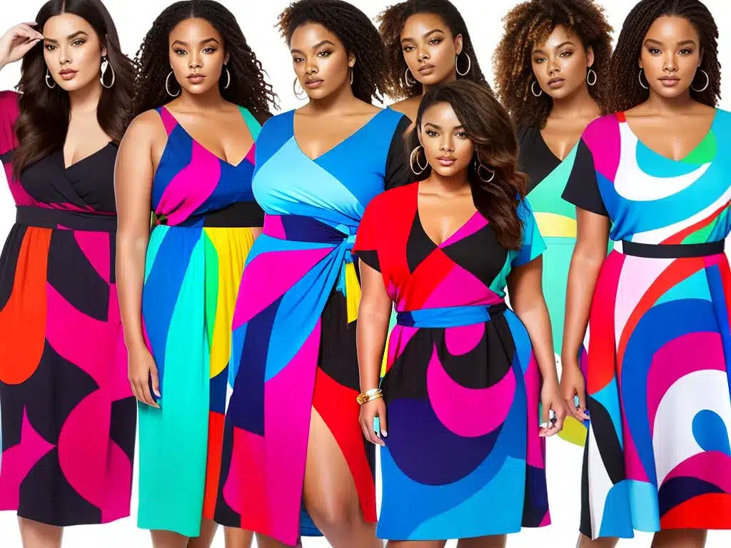 Ideias moda plus size estampas abstratas 1 Ideias moda plus size estampas abstratas 1