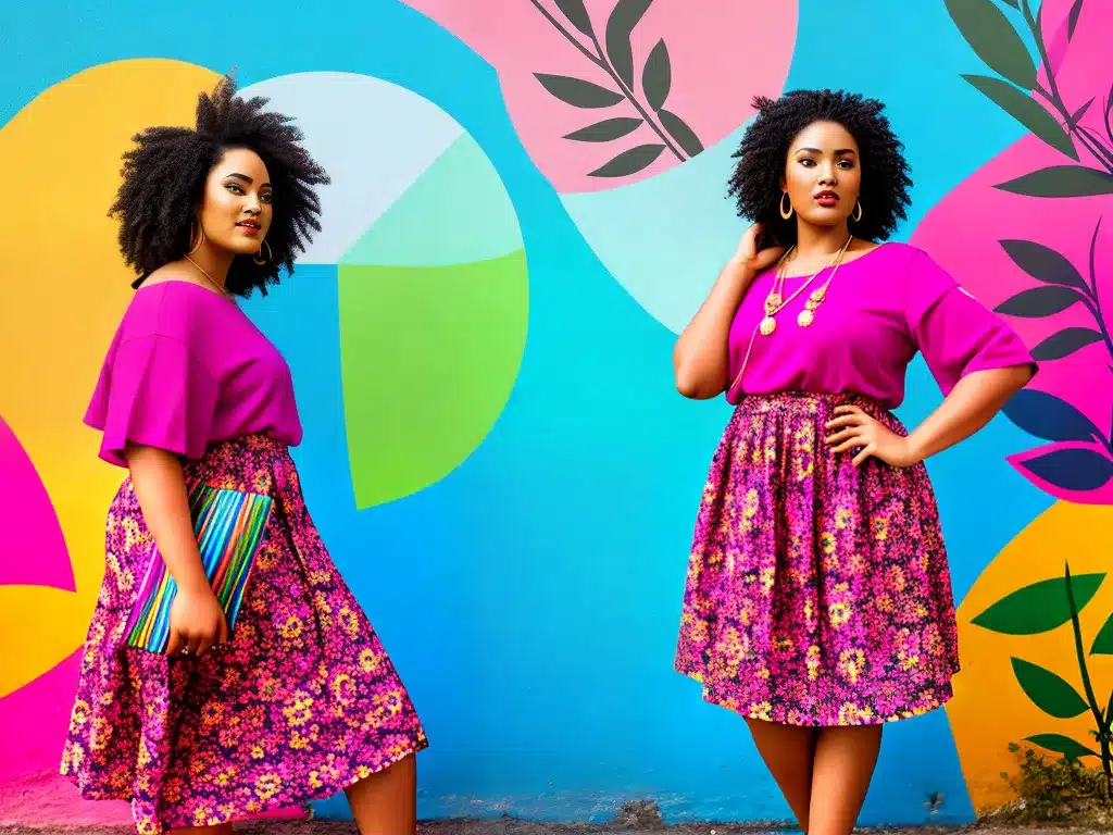 Ideias moda plus size estampas etnicas 3