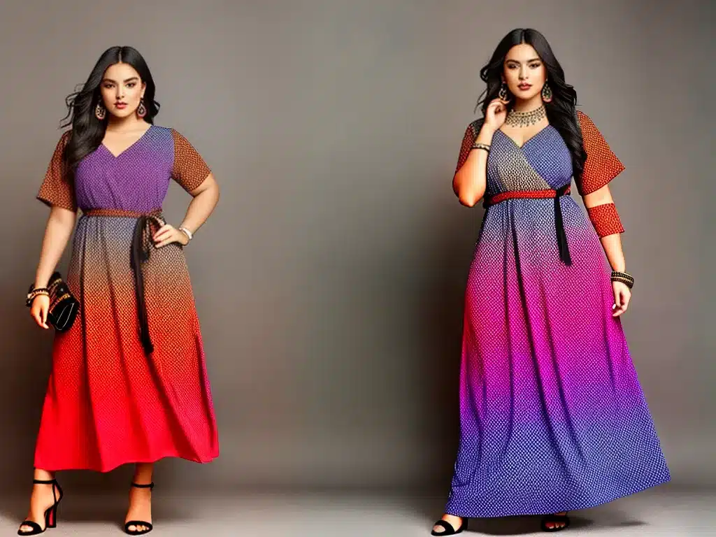 Ideias moda plus size estampas etnicas