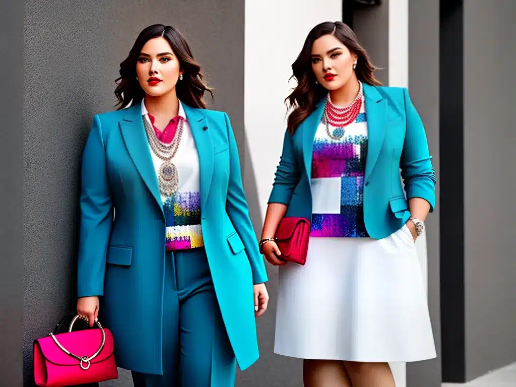 Ideias plus size alfaiataria combinacao 2