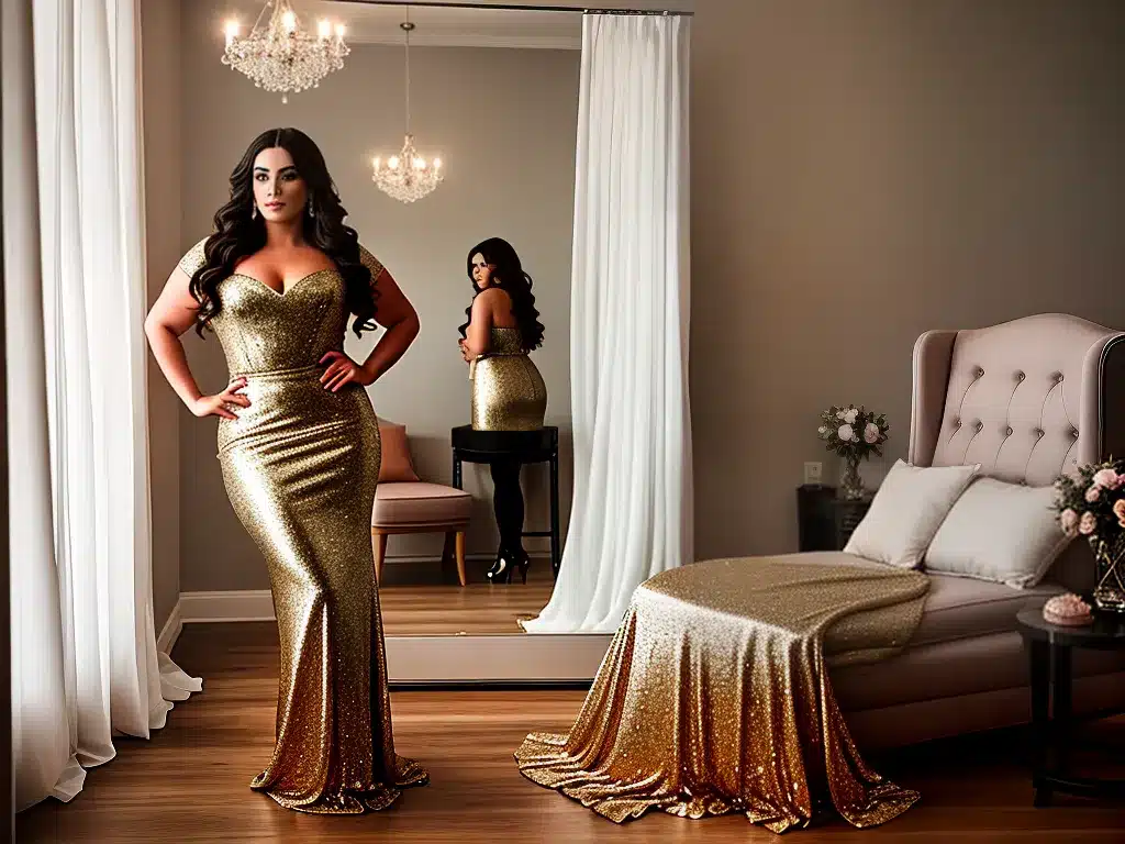 Ideias plus size moda glam dicas look luxuoso 3