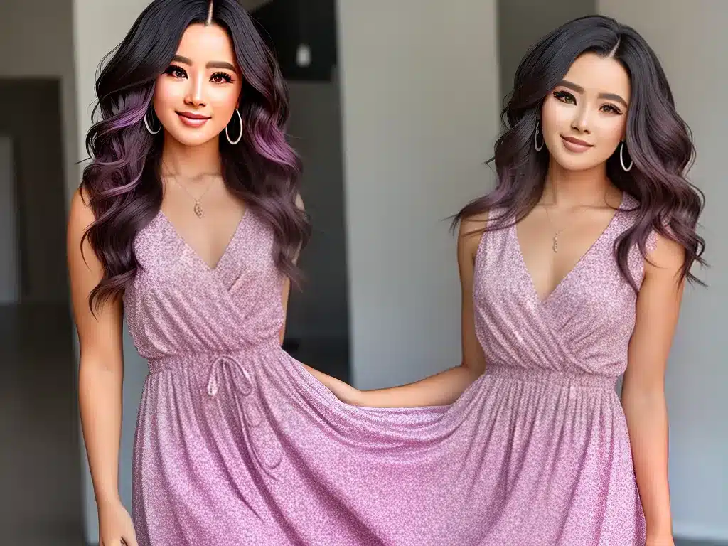 Ideias vestidos mulheres rosto retangular harmonia beleza 2