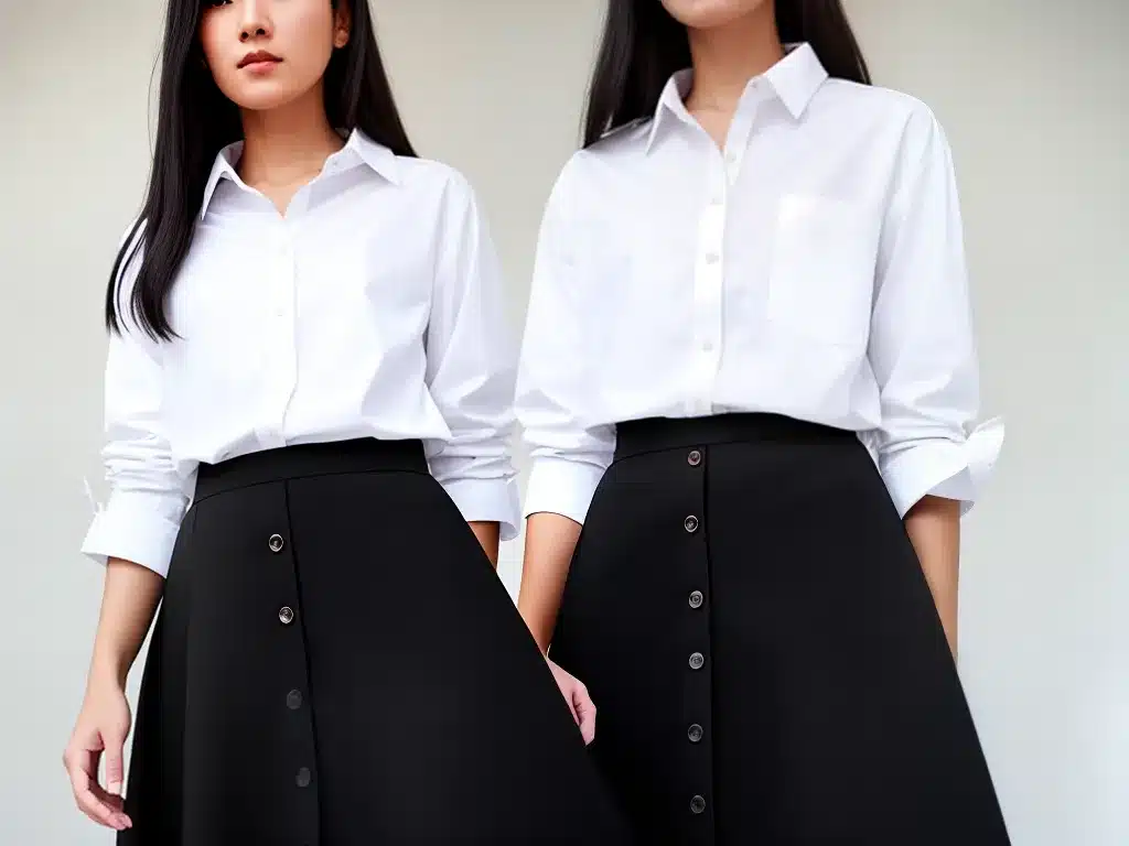 Imagens a influencia das saias na moda minimalista 2