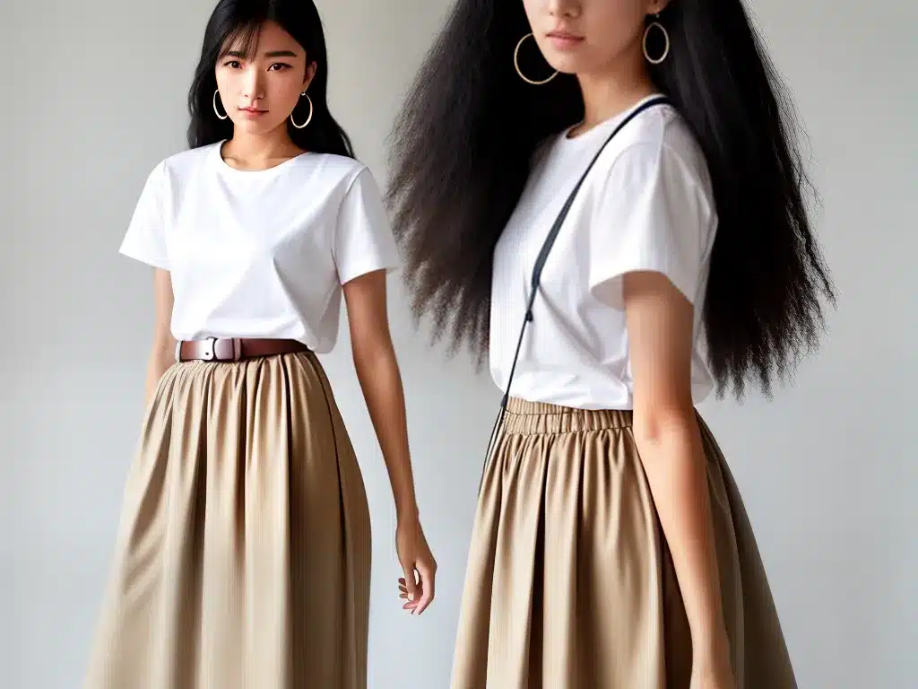 Imagens a influencia das saias na moda minimalista 4