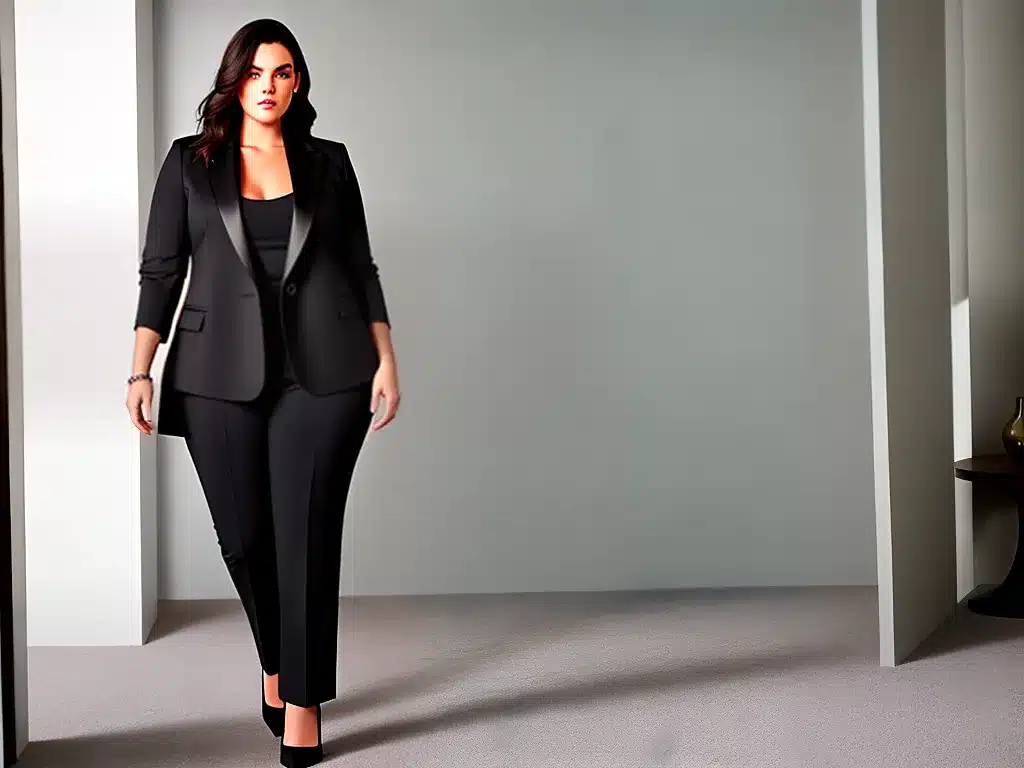 Imagens blazer perfeito para corpo plus size 4