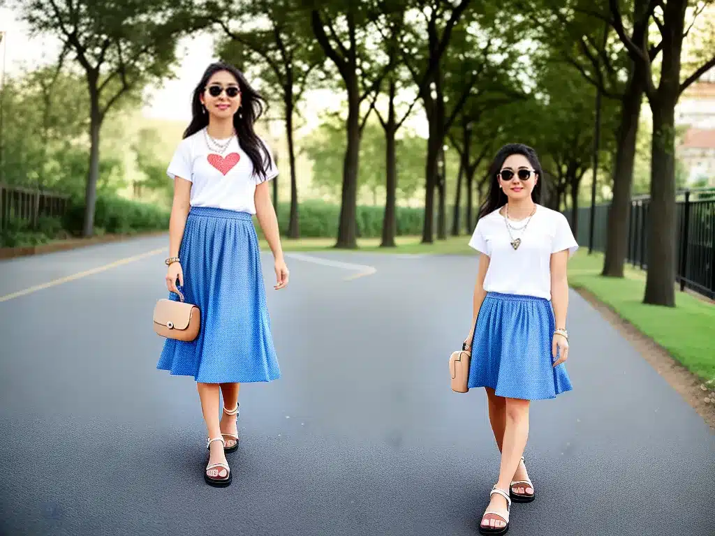 Imagens dicas de estilo saias estampas coracoes 4