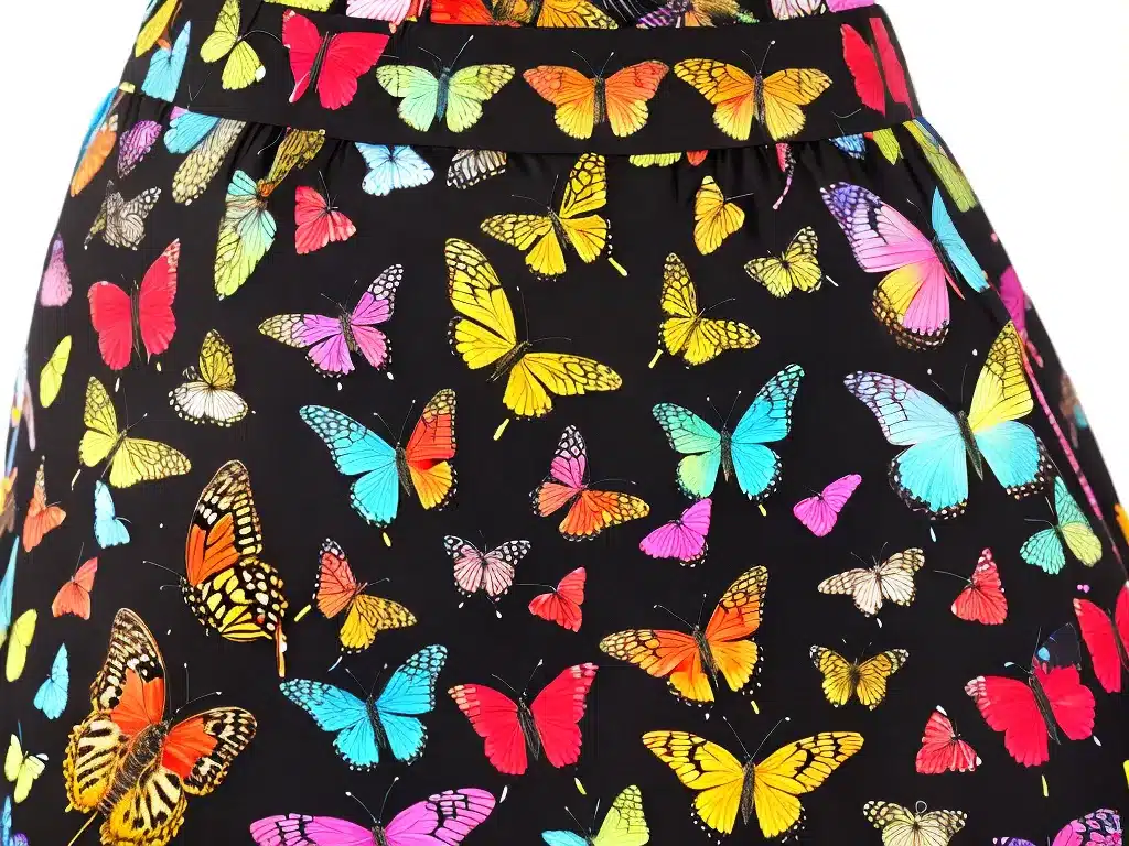 Imagens dicas estilo saias estampas insetos 4