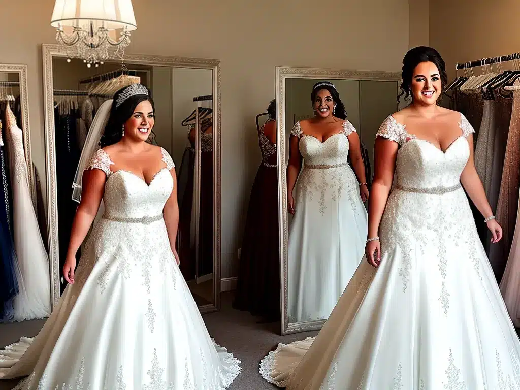 Imagens dicas vestido noiva plus size 2