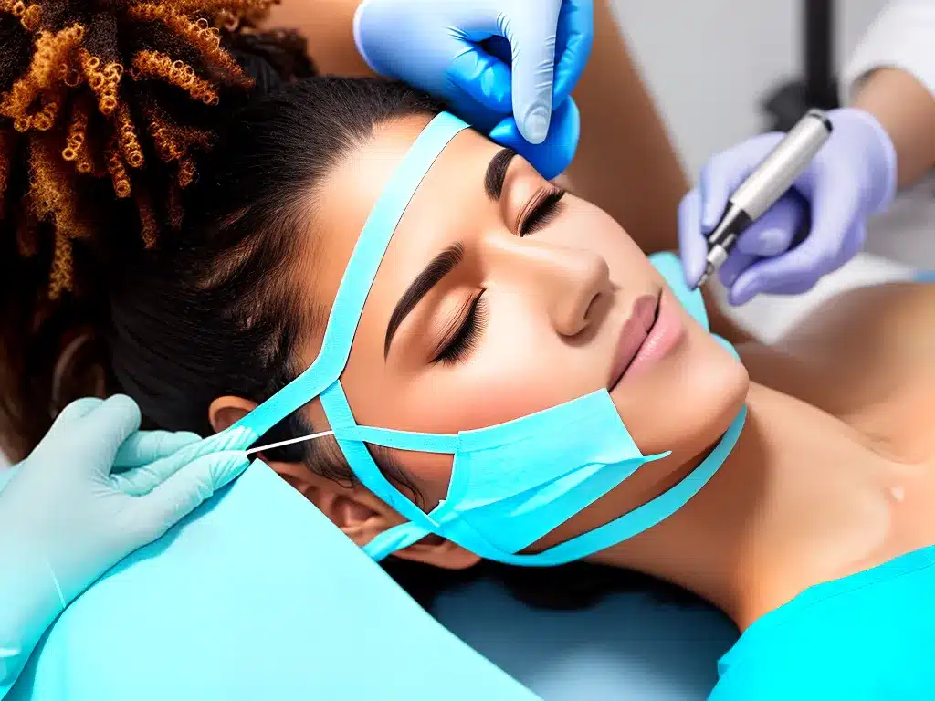Imagens escolhendo profissional para peeling laser 2