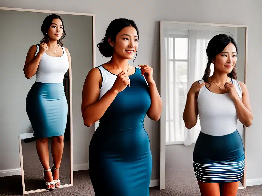 Imagens escolher tamanho roupas plus size