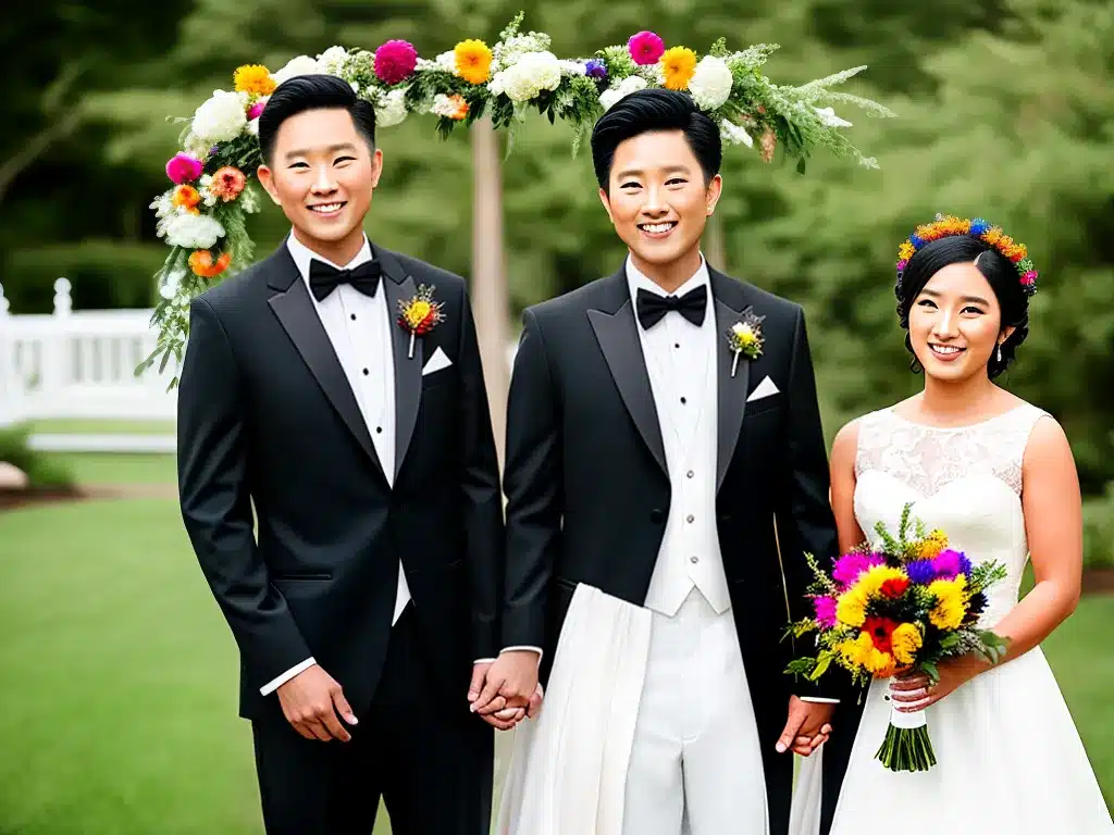 Imagens evolucao trajes casamento lgbt representatividade moda 2
