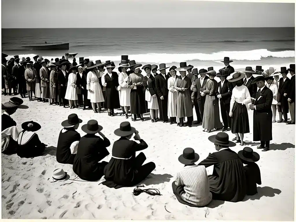 Imagens historia roupas praia moda balneario Imagens historia roupas praia moda balneario