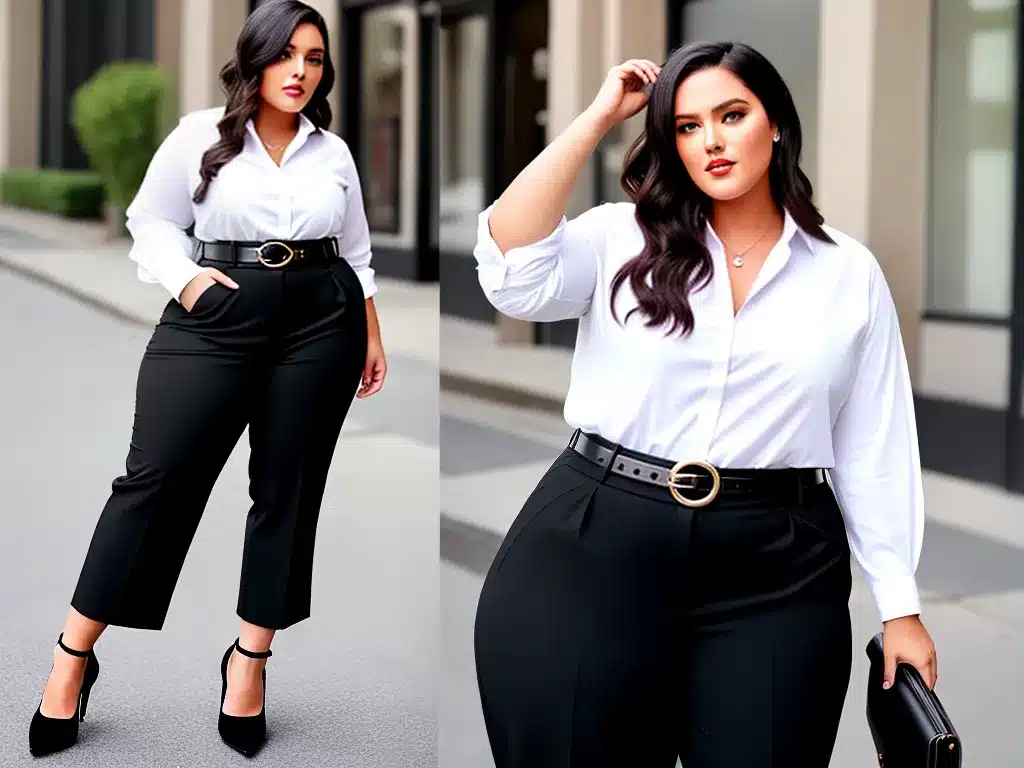 Imagens looks plus size atemporais 2