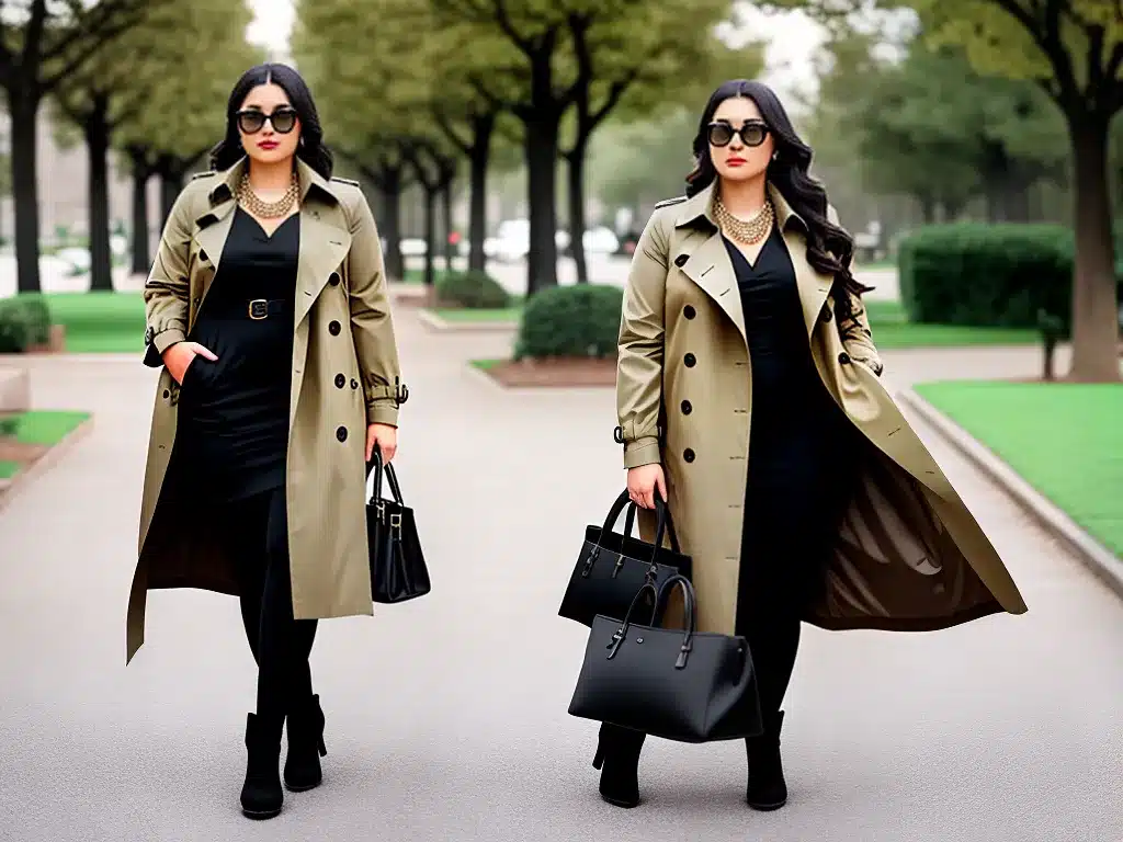 Imagens looks plus size atemporais