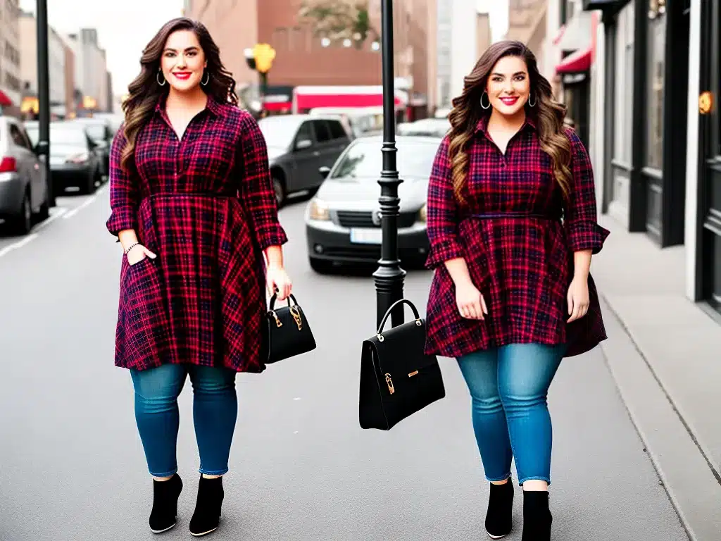 Imagens moda plus size estampas