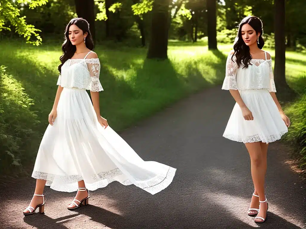 Imagens moda saias renda chantilly aplicacoes 4