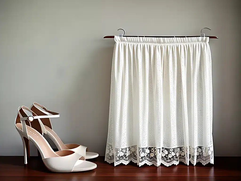 Imagens moda saias renda filet 4
