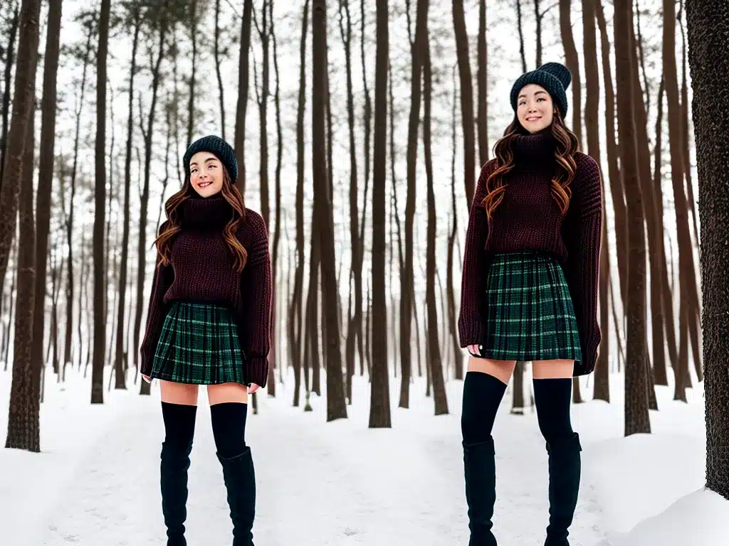 Imagens saias botas combinacao inverno 4 Imagens saias botas combinacao inverno 4