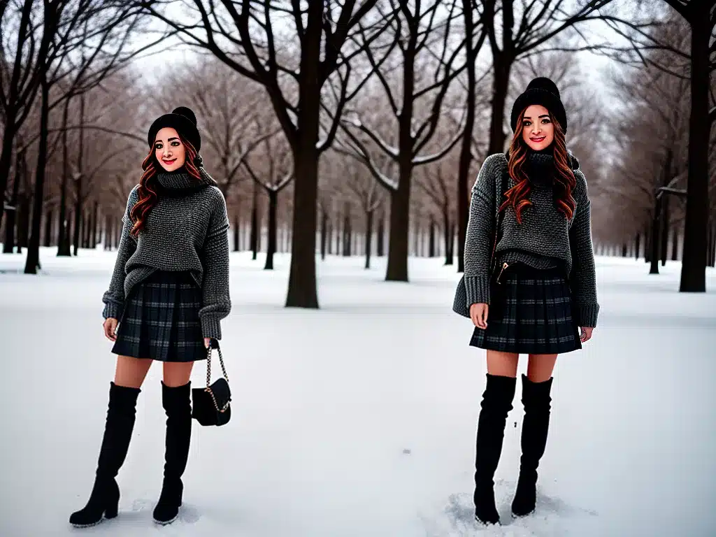 Imagens saias botas combinacao inverno Imagens saias botas combinacao inverno