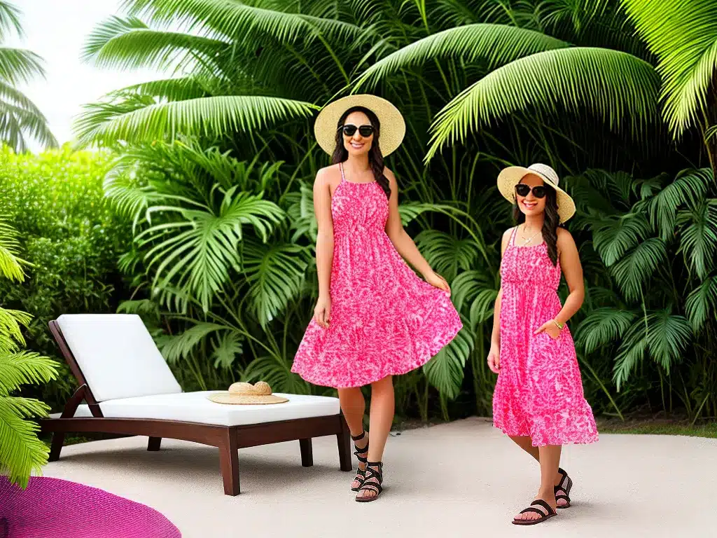 Imagens vestidos estampa tropical alegria descontracao Imagens vestidos estampa tropical alegria descontracao